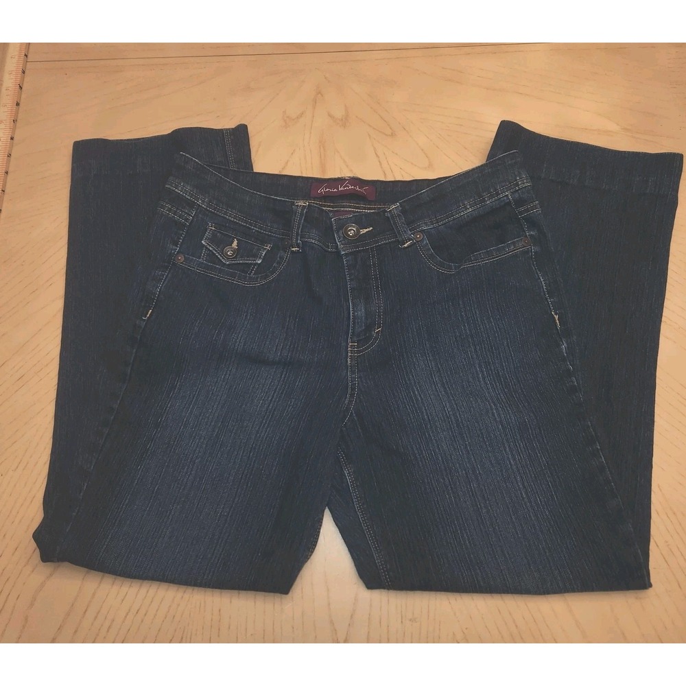 Gloria Vanderbilt 12 Short Jeans‎ Stretch Blue Denim